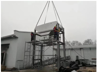 南京現(xiàn)場 皮帶機即將安裝完成?。?！